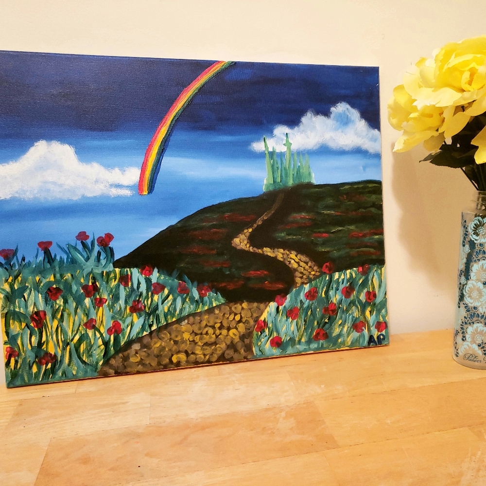 Wall hanging wizard of oz inspired